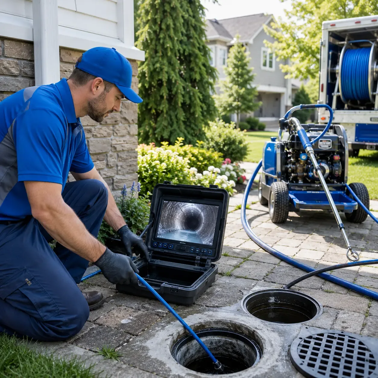 Outdoor drain cleaning professionals serving Hiram, OH
